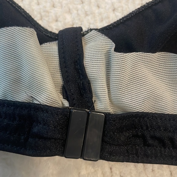 Vintage solar bikini black swimsuit 2 piece bathing suit Germany size 34C 11 12 - Picture 9 of 16